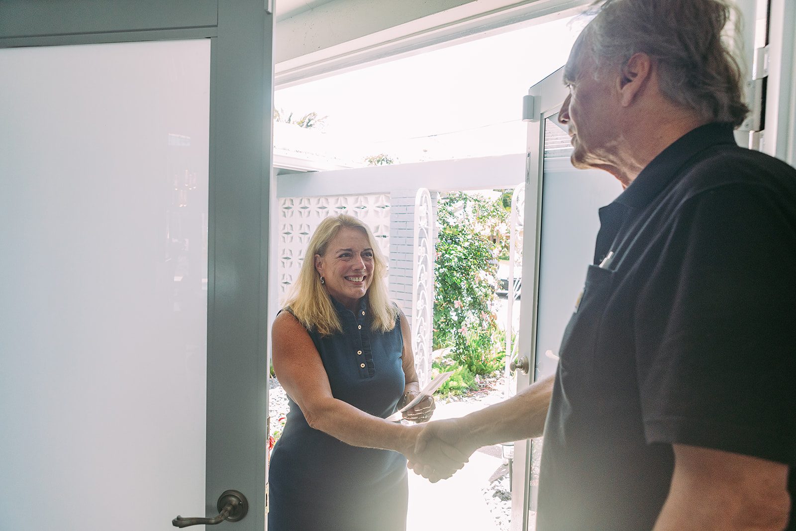 Kathleen Peters with Pinellas residents